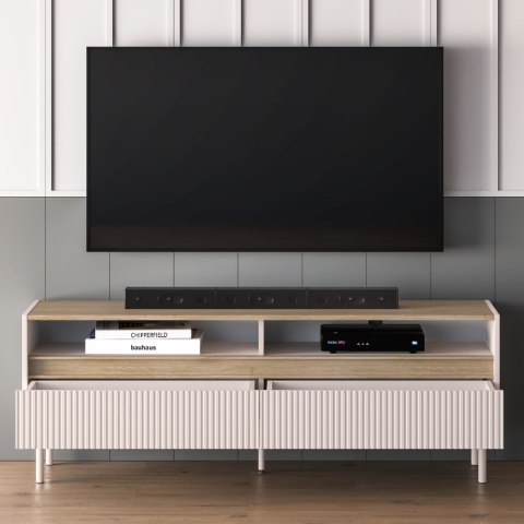 Komoda RTV ERMITE 07 kaszmir / dąb cremona