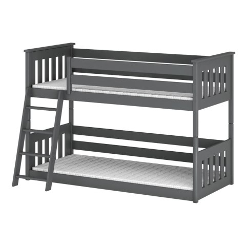 Drewniane łóżko piętrowe NIVE 80x160