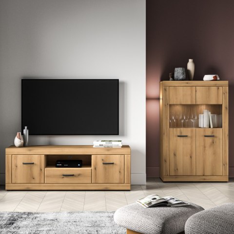 Komoda RTV DORIS 06 dąb evoke