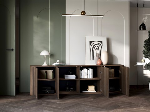 Komoda 4D AZELIO dąb barock