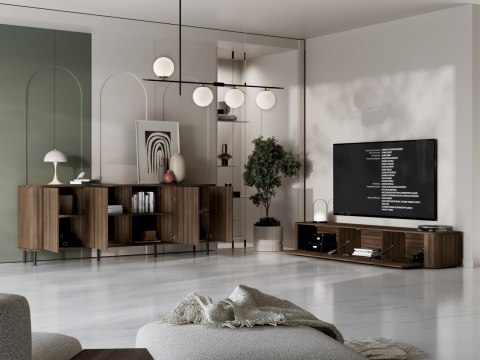 Komoda RTV AZELIO 215 dąb barock