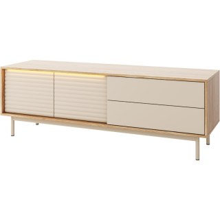 Komoda RTV ZETA 04 dąb olejowany / kaszmir