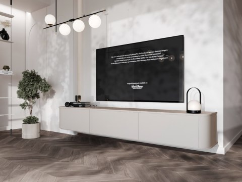 Komoda RTV wisząca AZELIO 215 kaszmir