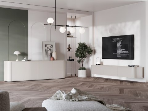 Komoda RTV wisząca AZELIO 215 kaszmir