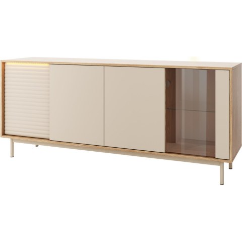Komoda ZETA 02 dąb olejowany / kaszmir