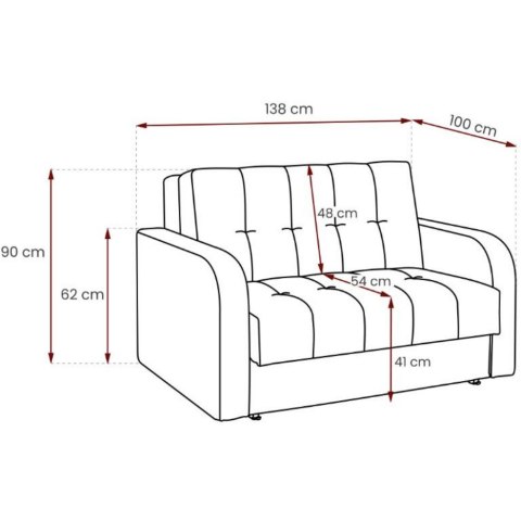 Sofa AMELIA 2 gerra 20