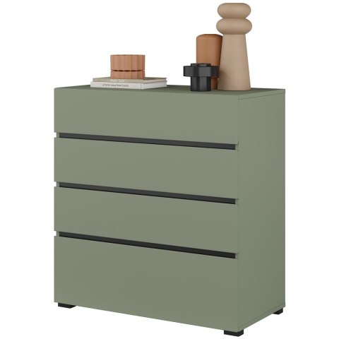 Komoda CROSI 28 zielony / czarny
