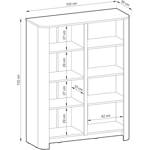 Komoda MODUGNO 02 dąb vicenza