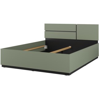 Łóżko 160x200 CROSI 31 zielony / czarny
