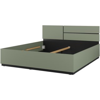 Łóżko 180x200 CROSI 32 zielony / czarny