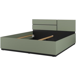 Łóżko 180x200 CROSI 32 zielony / czarny