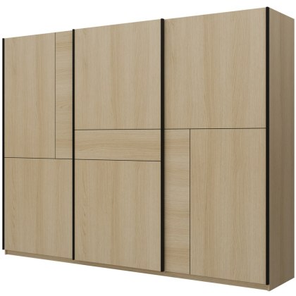 Szafa przesuwna 270 UBEC 69 dąb lindberg