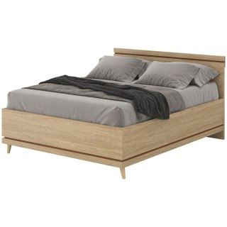 Łóżko 160x200 CANDIS 31 dąb olejowany / ceglany