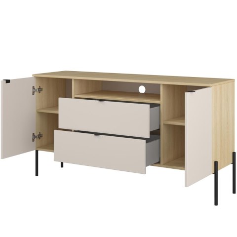 Komoda DORE 26 dąb lindberg / kaszmir
