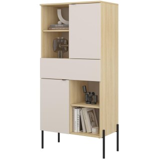 Komoda DORE 42 dąb lindberg / kaszmir