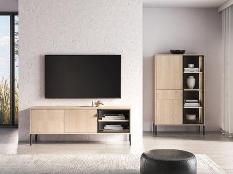 Komoda RTV BURSA 04 dąb lindberg