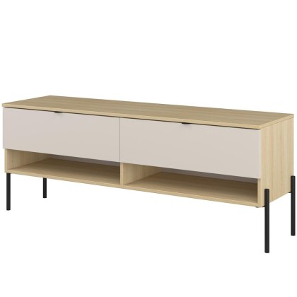 Komoda RTV DORE 41 dąb lindberg / kaszmir
