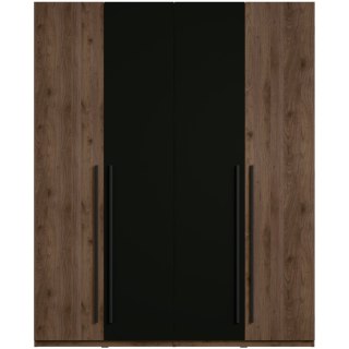 Szafa 180 MARGHERA 20 orzech elegant / czarny onyx