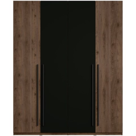 Szafa 180 MARGHERA 20 orzech elegant / czarny onyx