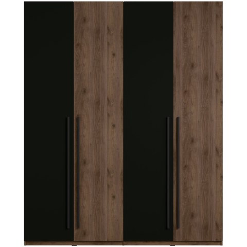 Szafa 180 MARGHERA 20 orzech elegant / czarny onyx