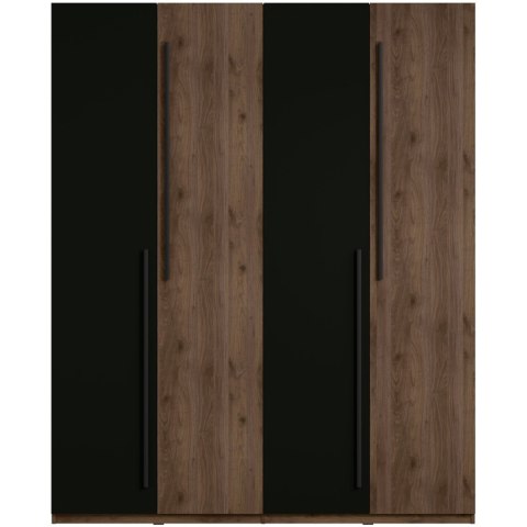 Szafa 180 MARGHERA 20 orzech elegant / czarny onyx