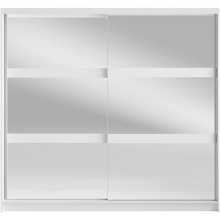 Szafa przesuwna z lustrem 230 NINO 01 biały