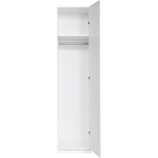 Szafa wąska 47cm PARMA 01 biały alpejski / biały połysk