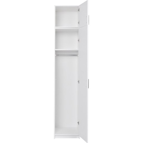 Szafa wąska 47cm PARMA 01 biały alpejski / biały połysk
