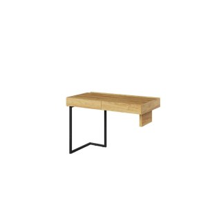 Biurko 110 2s prawe/lewe hikora naturalna/raw steel TEEN FLEX TF06