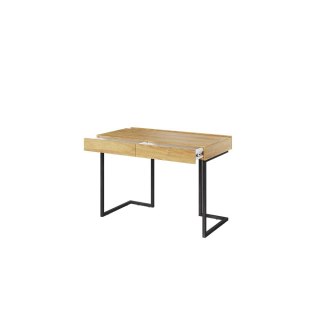 Biurko 110 2s wolnostojące hikora naturalna/raw steel TEEN FLEX TF06+TF15