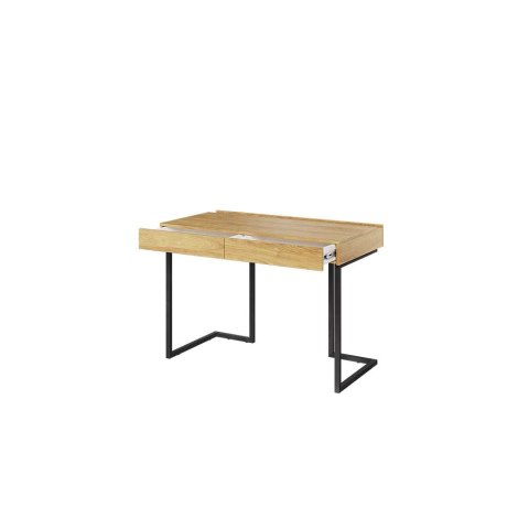 Biurko 110 2s wolnostojące hikora naturalna/raw steel TEEN FLEX TF06+TF15
