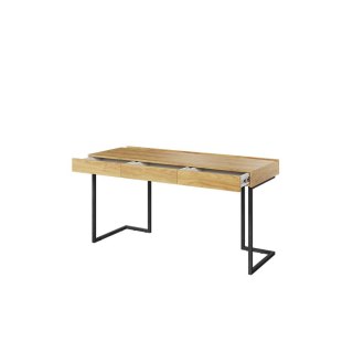 Biurko 150 3s wolnostojące hikora naturalna/raw steel TEEN FLEX TF04 +TF15