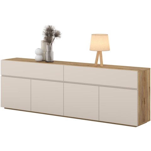 Komoda DRISS 25 dąb mauvella / kaszmir