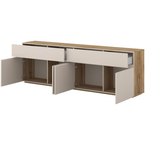 Komoda DRISS 25 dąb mauvella / kaszmir