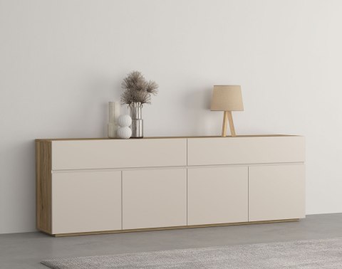 Komoda DRISS 25 dąb mauvella / kaszmir