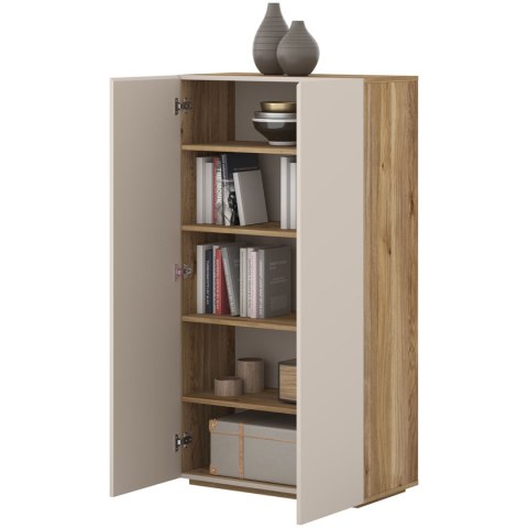 Komoda DRISS 42 dąb mauvella / kaszmir