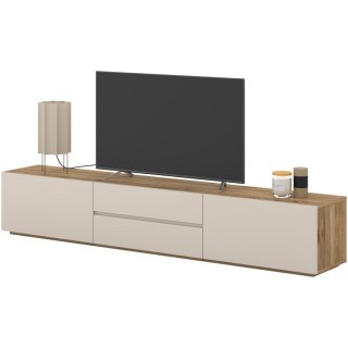 Komoda RTV DRISS 39 dąb mauvella / kaszmir