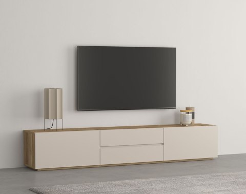 Komoda RTV DRISS 39 dąb mauvella / kaszmir