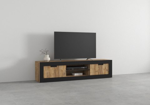 Komoda RTV TRUDO 40 dąb samdal / czarny
