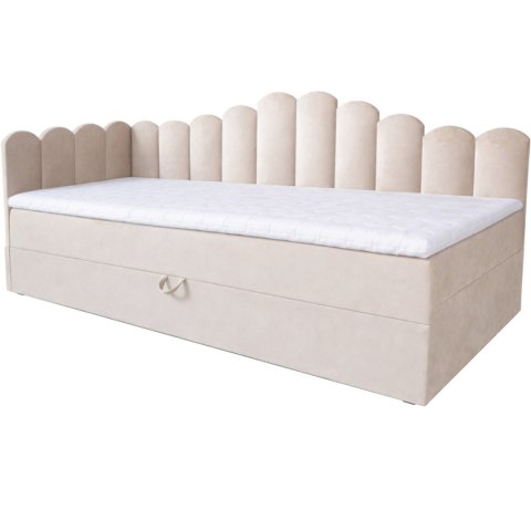 Łóżko dziecięce tapicerowane 80x200 NELA royal 102 lewe