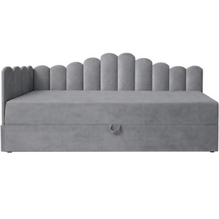 Łóżko dziecięce tapicerowane 80x200 NELA royal 115 lewe