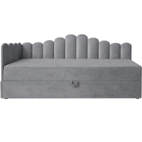 Łóżko dziecięce tapicerowane 80x200 NELA royal 115 lewe