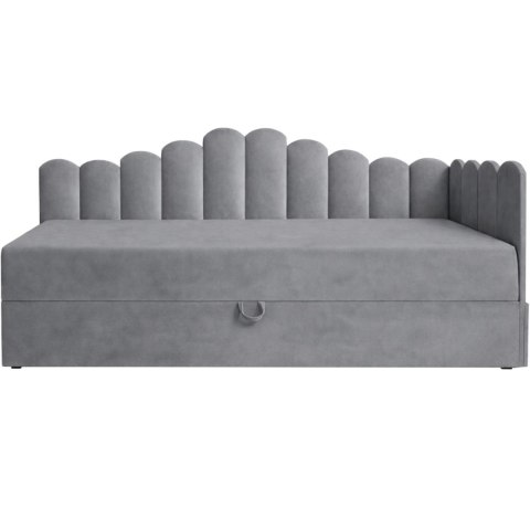 Łóżko dziecięce tapicerowane 80x200 NELA royal 115 prawe