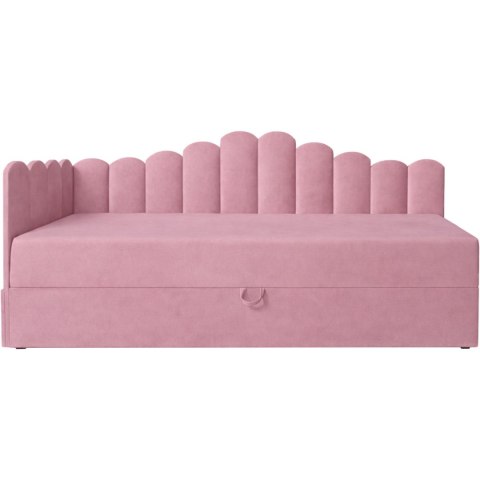 Łóżko dziecięce tapicerowane 80x200 NELA royal 14 lewe