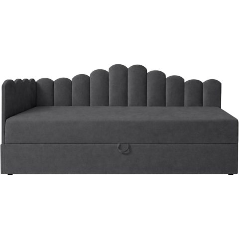 Łóżko dziecięce tapicerowane 80x200 NELA royal 38 lewe