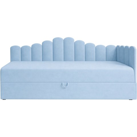 Łóżko dziecięce tapicerowane 80x200 NELA royal 48 prawe