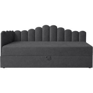 Łóżko dziecięce tapicerowane 90x200 NELA royal 38 lewe