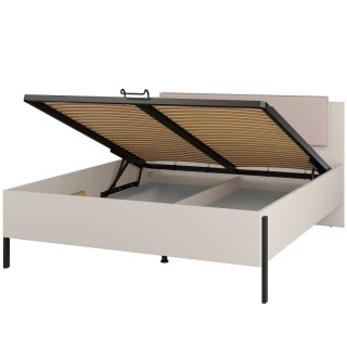 Łóżko z pojemnikiem 160x200 JUKAN 51 kaszmir