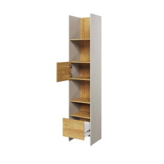 Regał 45 silk flou/hikora naturalna TEEN FLEX TF02
