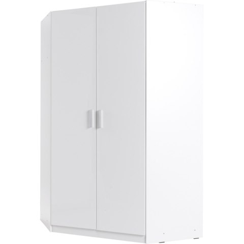 Szafa narożna 117cm PARMA 06 biały alpejski / biały połysk